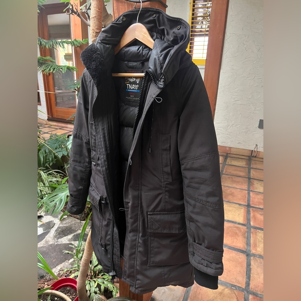 TNA Charcoal Women's Puffer Jacket
